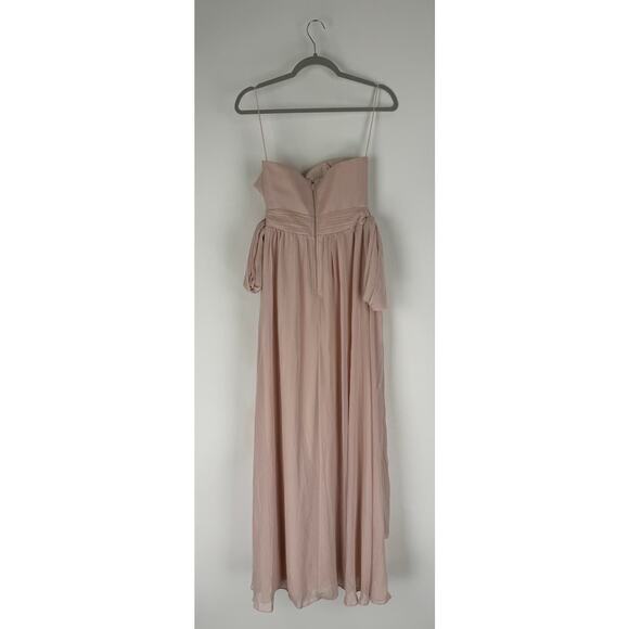 Birdy Grey Grace Convertible Dress Chiffon Womens XS Pale Blush Bridesmaid New Birdy Grey Grace Convertible Dress Chiffon Womens XS Pale Blush Bridesmaid New